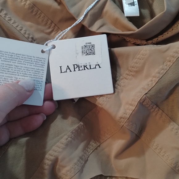 La Perla Beige Suspender In Nude Sz US S UK 12 - Picture 6 of 10